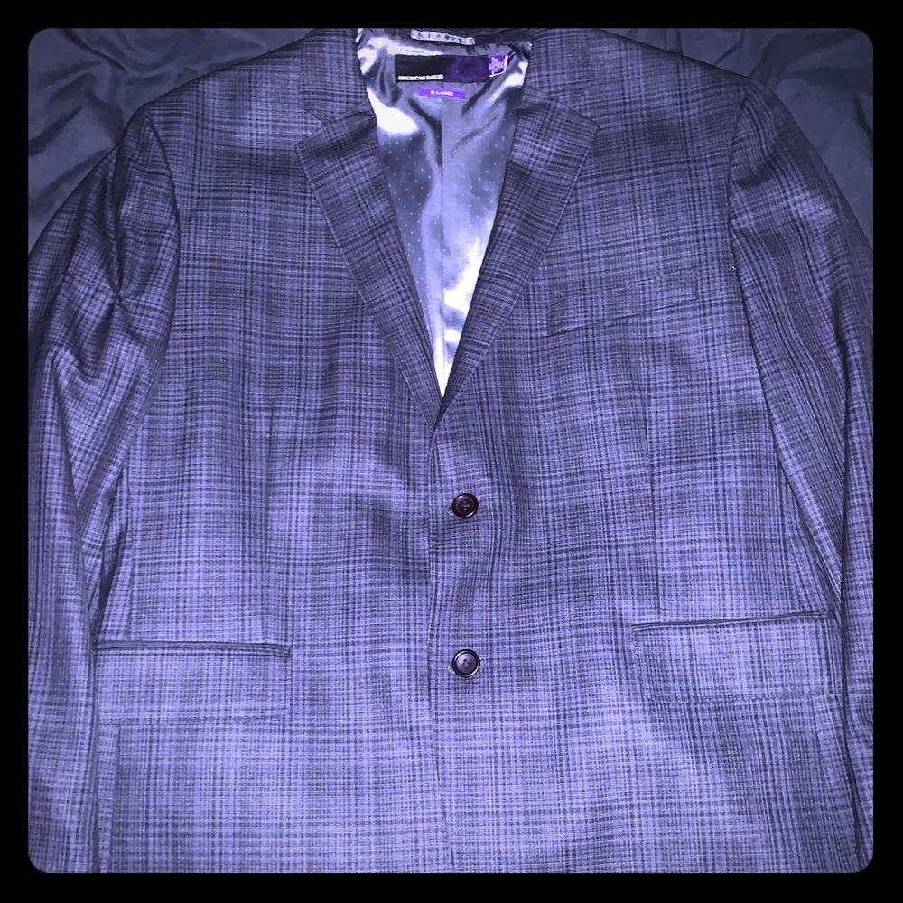American Rag plaid blazer 2-button like new.